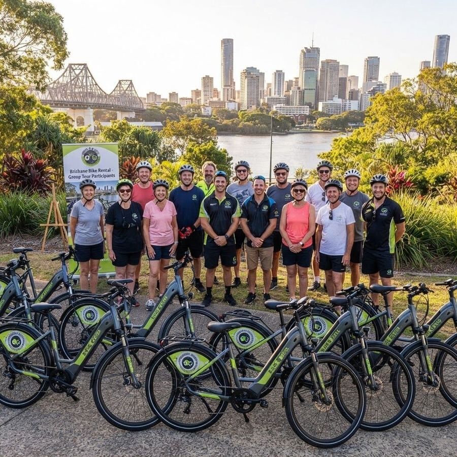 Customers on a group ride