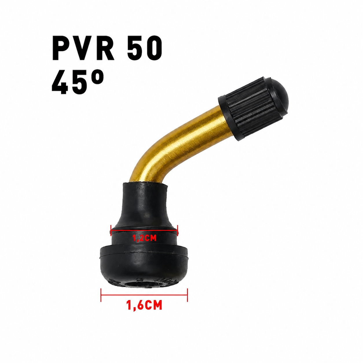 PVR50 Valve Stem, 45",90" Suit Dragon Scooters - 12mm Seat – 45"
