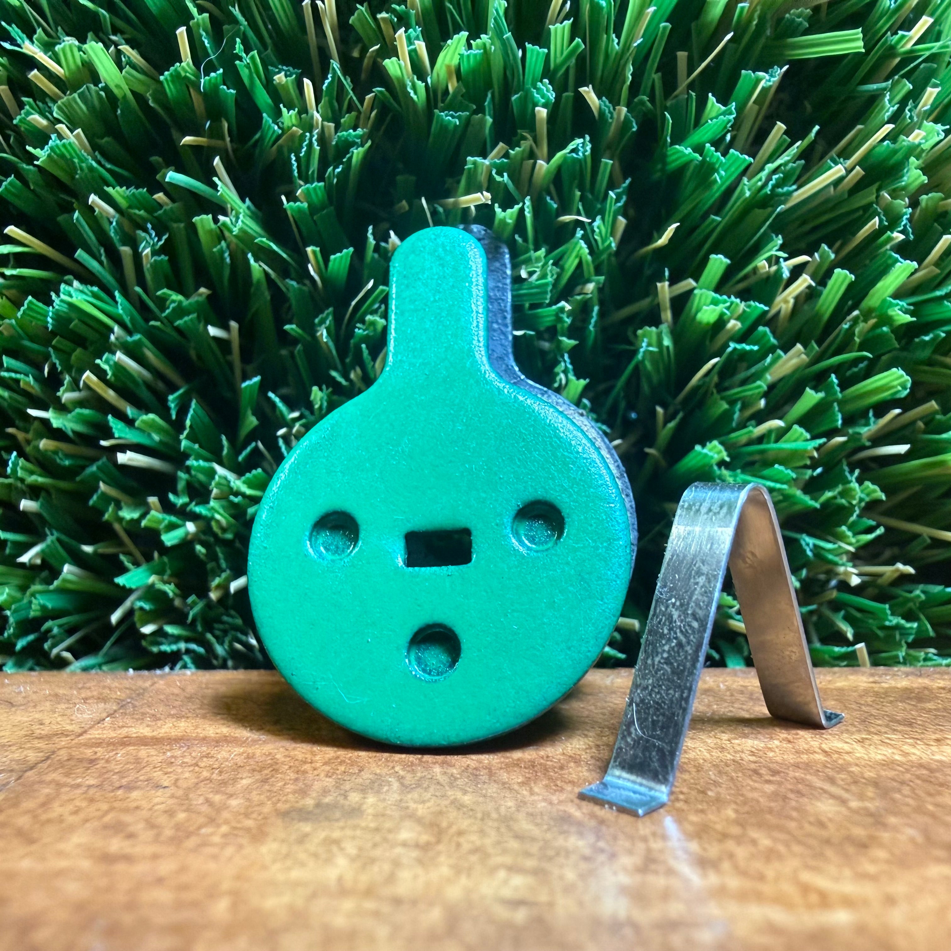 Brake Pads - Round Slotted Dragon 22.5mm x 33.5mm (Type 4) – Ceramic (Green)