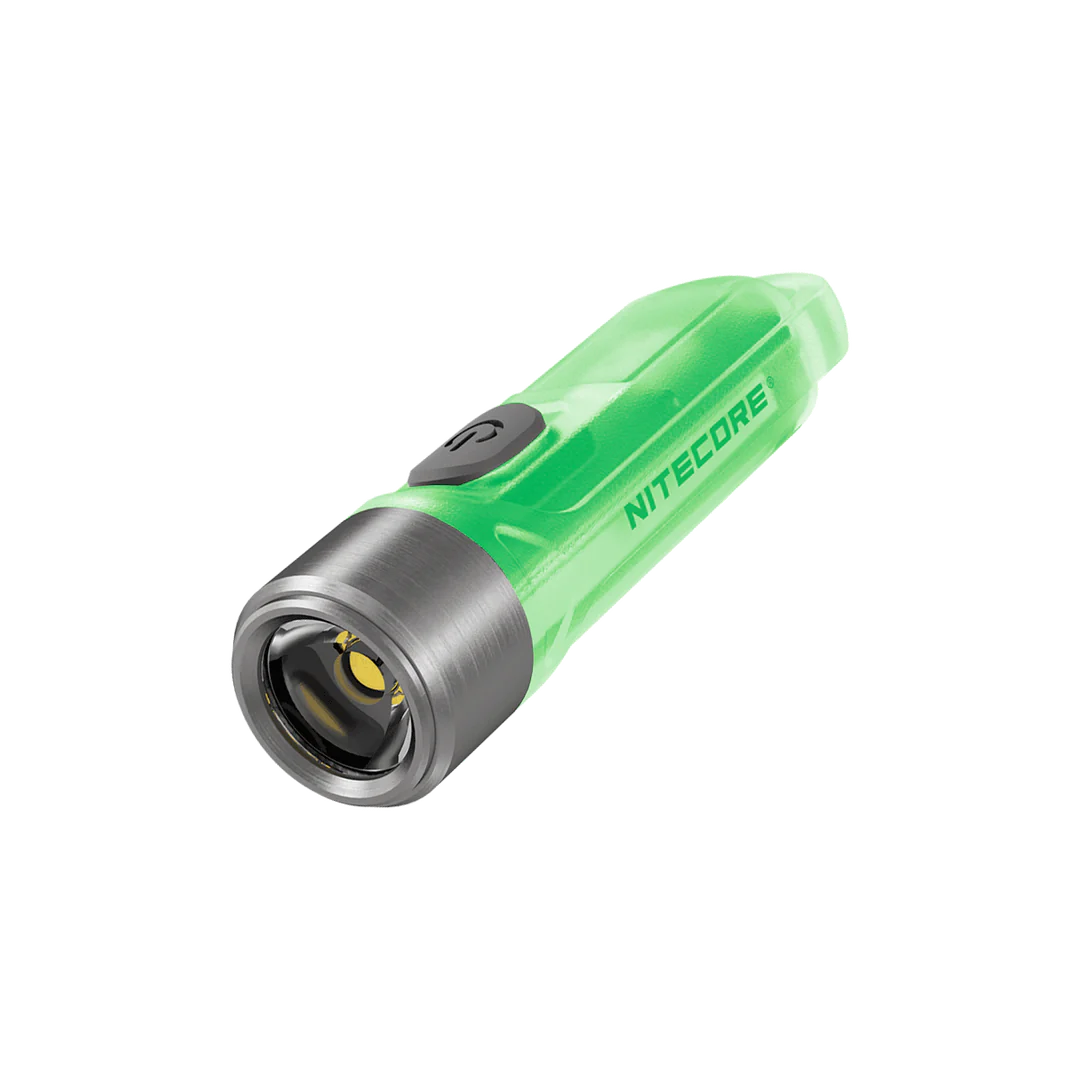 Nitecore TIKI GITD Keychain Flashlight – USB Rechargeable White and UV Light – Green