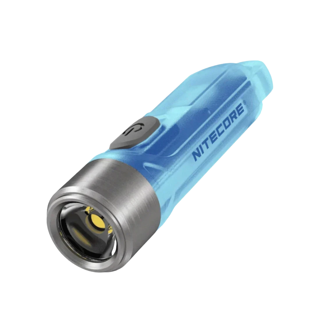 Nitecore TIKI GITD Keychain Flashlight – USB Rechargeable White and UV Light – Blue