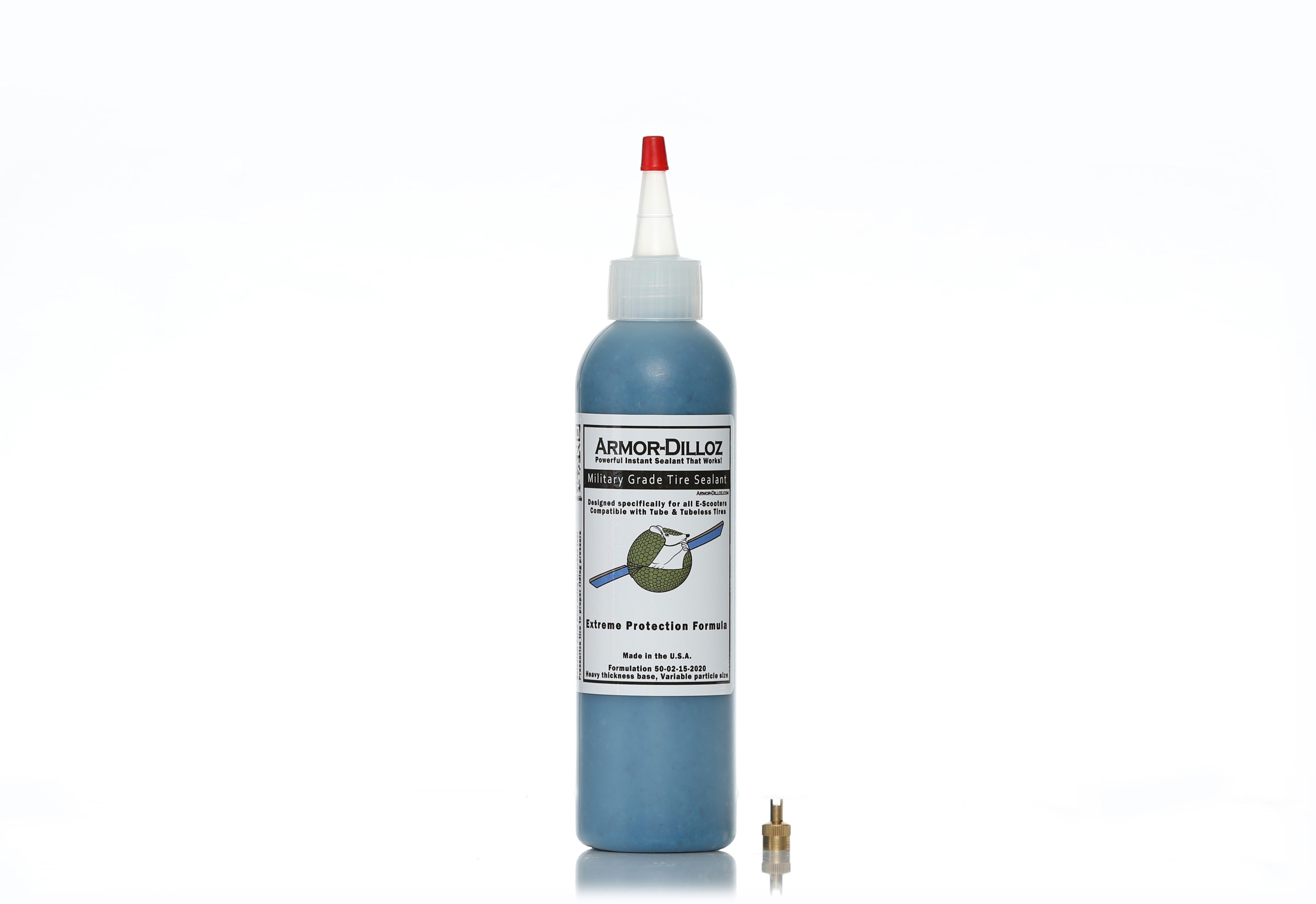 ARMOR-DILLOZ (BLUE) Extreme - Scooter Tyre Sealant (8oz)